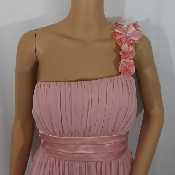 COPY - Blush pink Knee Dress Size XL Unistrap Tie Back - Picture 3 of 7